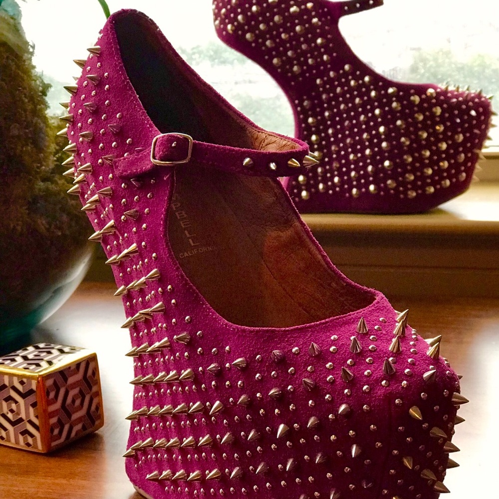Jeffrey Campbell Rare spiked platforms. PRICKLY - Picture 4 of 8